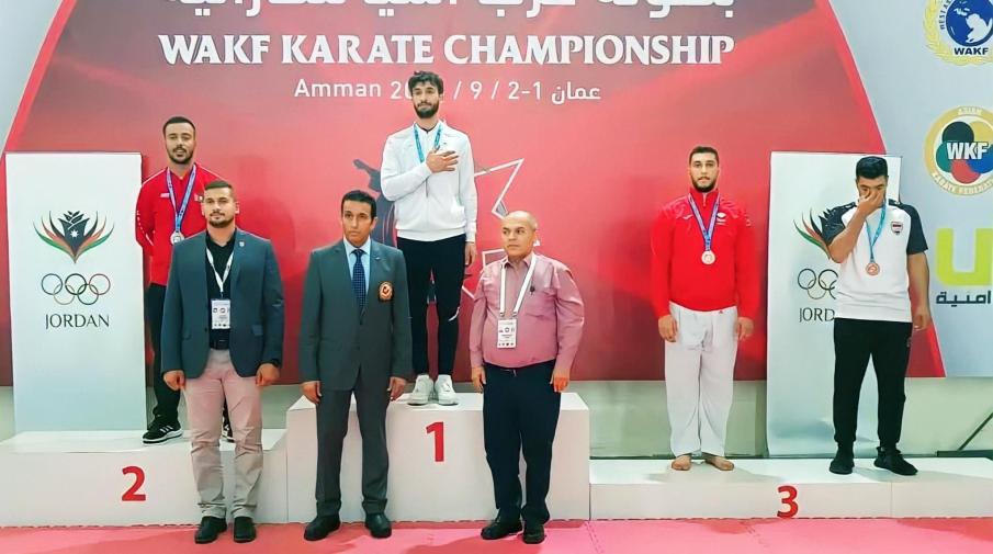 A student from the Faculty of Sport Sciences at the ϲͶעapp Wins the Gold Medal in the West Asian Karate Championship